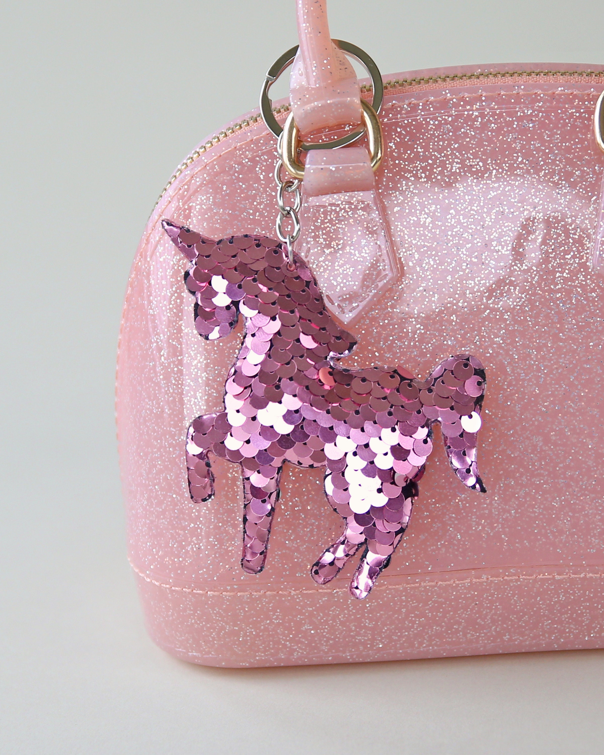 Unicorn sequin keychain sale