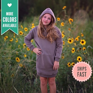 open lace back dress Women's Hoodie Dress main image 0