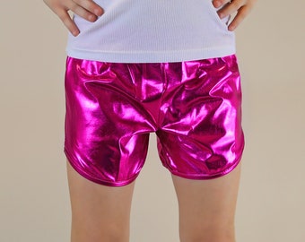 fuchsia pink shorts