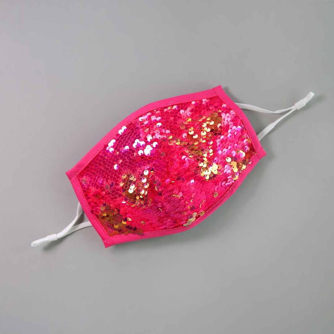Sequin Face Mask Pocket Filter Face Mask Dust Face Mask Glam Face Mask