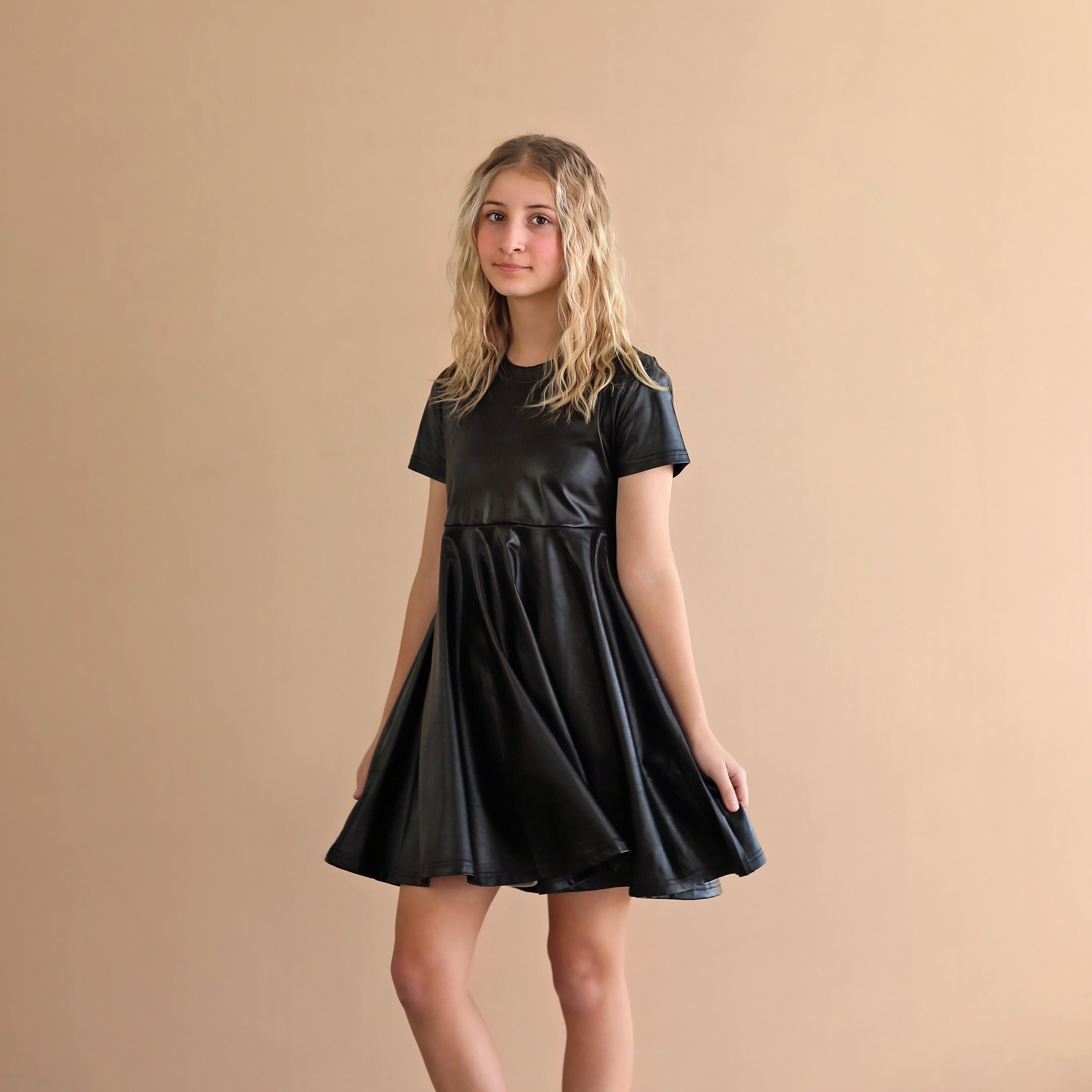 knee length dresses for ladies Hunter Green Side Slit Formal Gown with Short Sleeves Blue / 14 main image 1