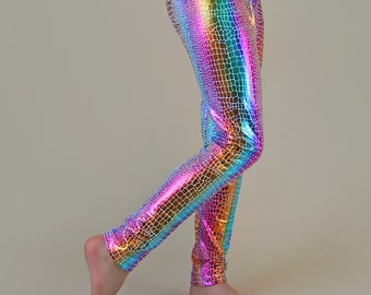 Pantalones de leggings para niñas, pantalones para niños pequeños Legging para sesiones de fotos de cumpleaños escolares, pantalones de fiesta de cumpleaños vestir leggings regalo para ella, tallas 3-14