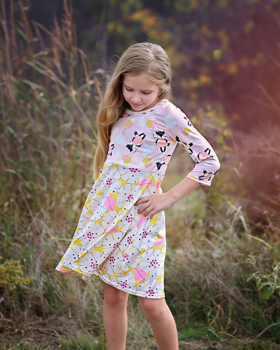 Buy A-line Dress - Girls Dress - Twirly Dress - Birthday Dress - Party Dress - Pink and Yellow Kitten Floral Dress Online in India - Etsy Buy A-line Dress - Girls Dress - Twirly Dress - Birthday Dress - Party Dress - Pink and Yellow Kitten Floral Dress Online in India - Etsy