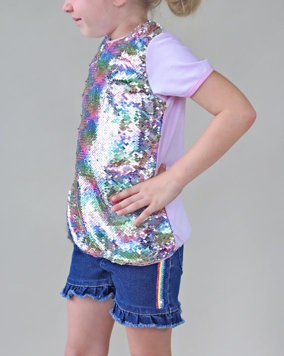 Girls sequin shirts hotsell