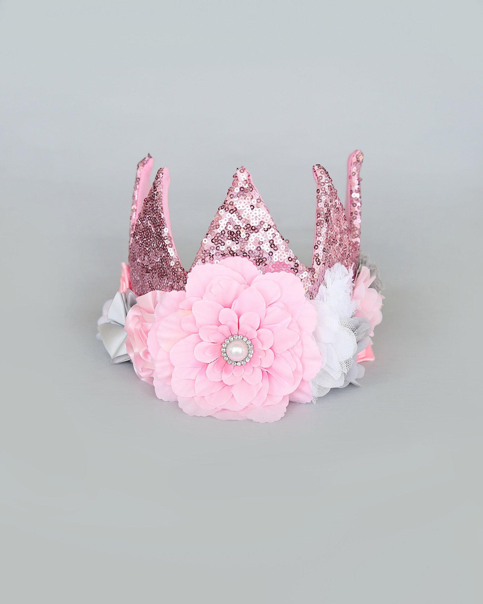 Flower Rainbow Dress Up Crown Birthday Crown Flower Etsy