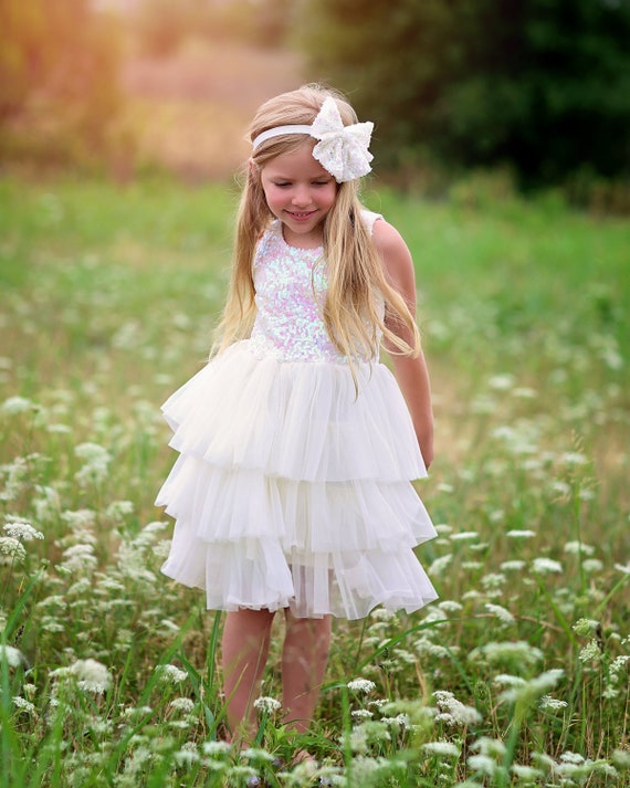 Flowered Girls Tutu Dress• Layered Tulle Princess Outfit for Toddlers Size  2-6, Cute Birthday Princess Dress up Flower Girl Gift for Her - Etsy