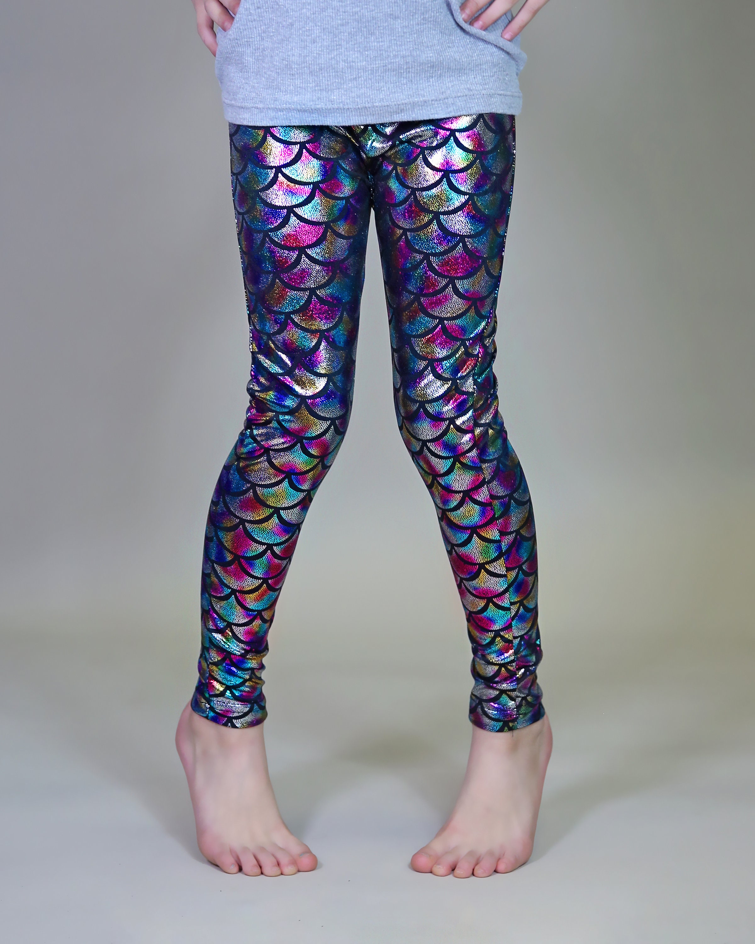 metallic mermaid leggings