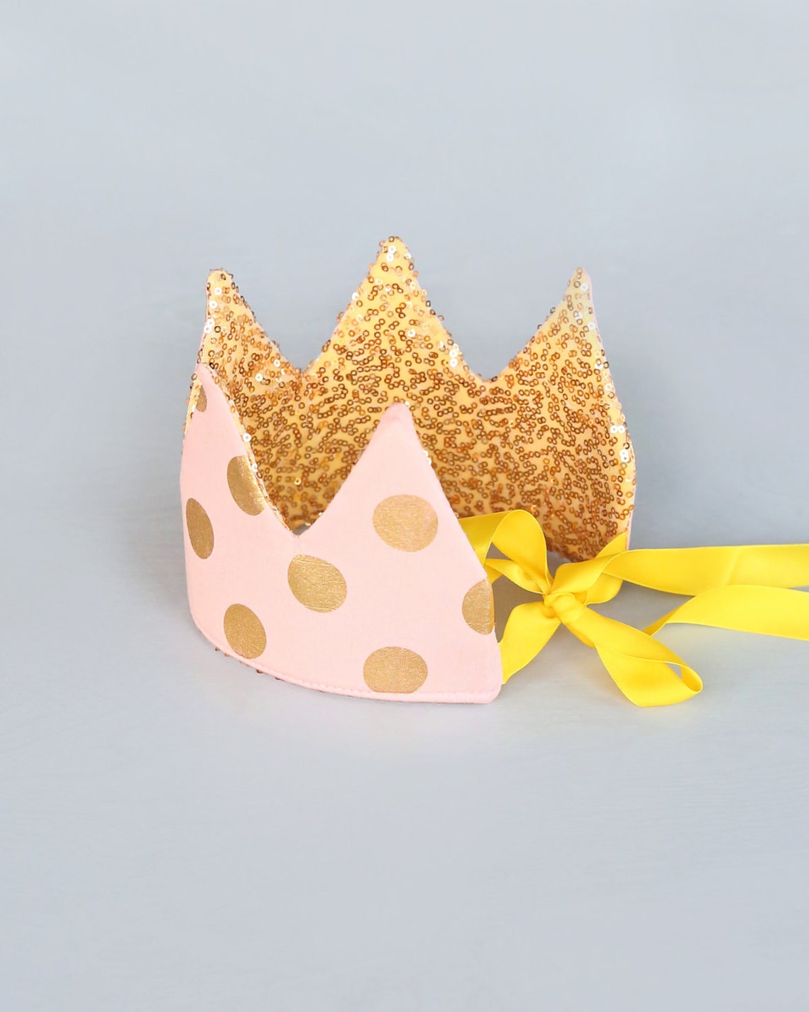 Dress up Crown Sequin Crown Birthday Crown Blush and Etsy