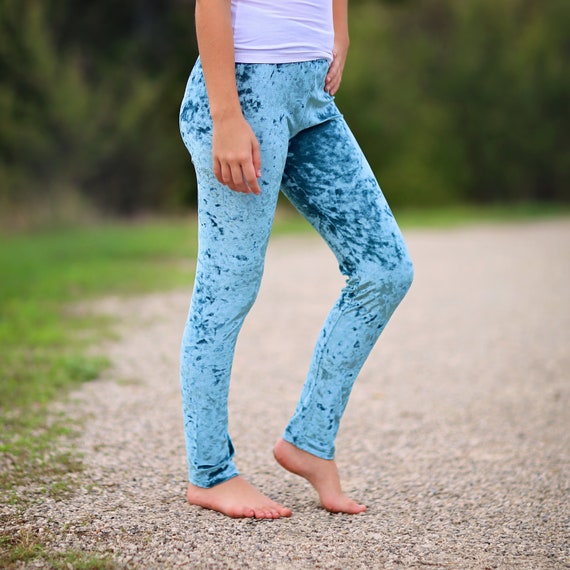 Girls turquoise leggings cheap