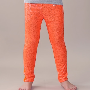 Orange Mermaid Leggings Etsy