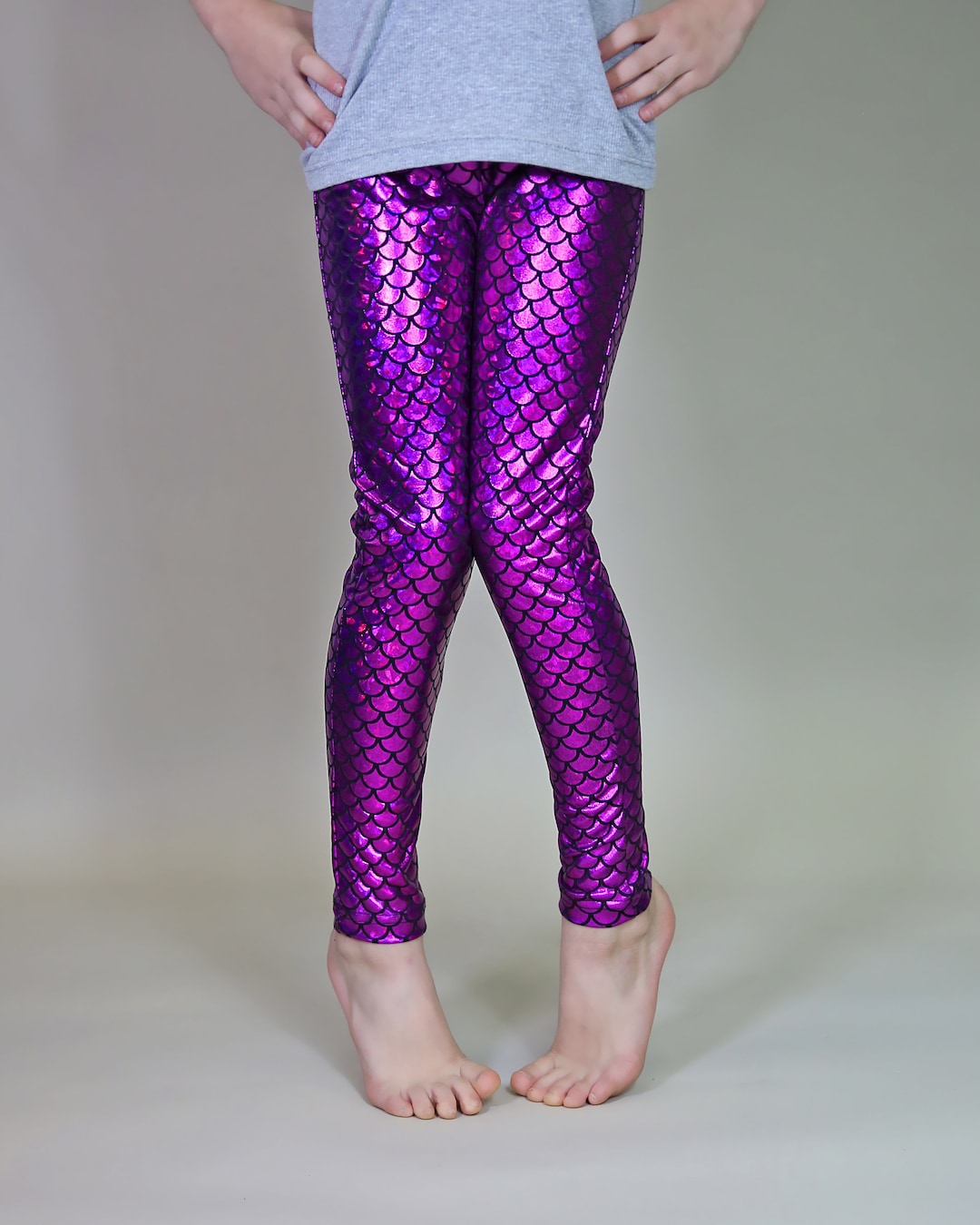 Purple Mermaid Leggings Mermaid Leggings Lavender Mermaid Pants Purple