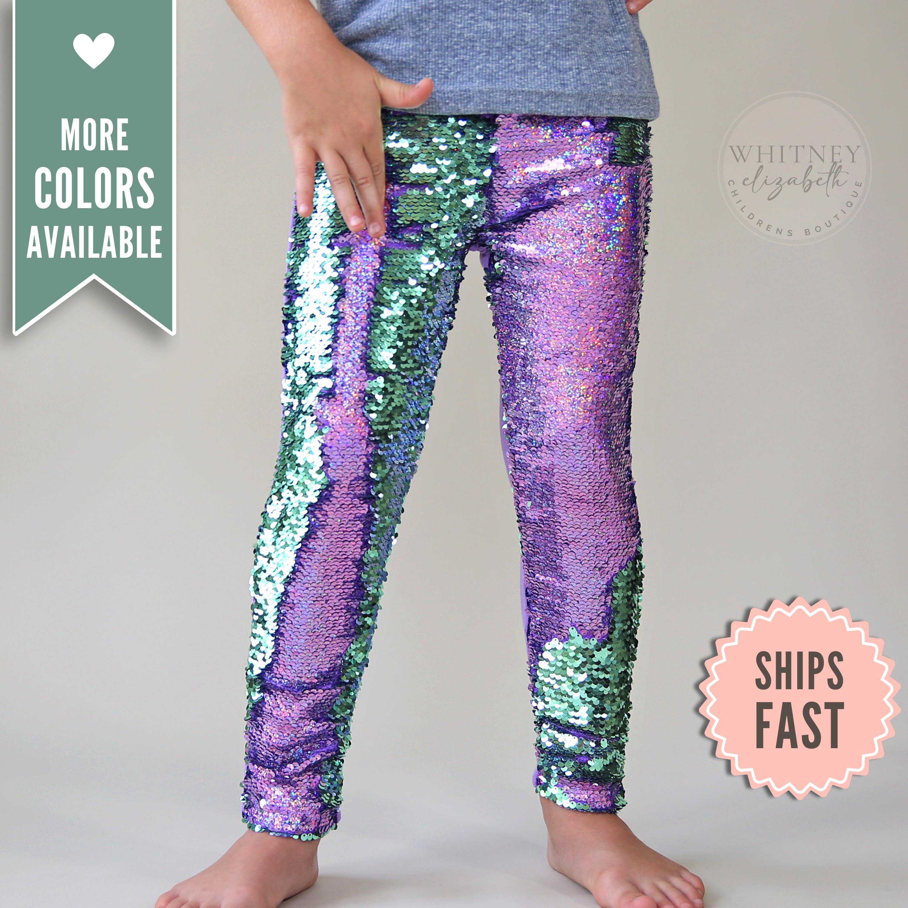 Leggings évasés pour filles - Jambe large - Couleur unie