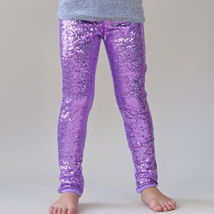 Lavender Sequin Leggings - Lavender Sequin Pants - Sequin Pants - Lavender Pants - Purple Glitter Pants - Lavender Sparkle Pants
