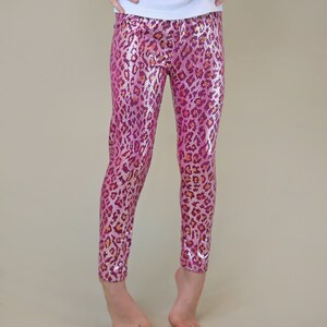 Leggings leopardo rosa Leggings leopardo Pantalones rosa | Etsy México