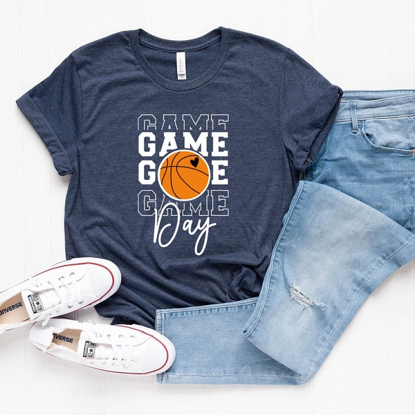 Game Day Basketball Shirt, Basketball Shirt, Basketball Lover Shirt, School Basketball Shirt, Basketball Player Shirt, Basketball Team Shirt