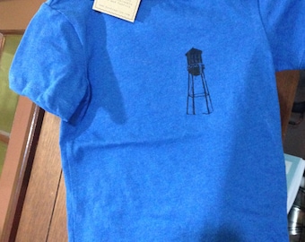 Wasserturm-Tees - 1 bis 6 T - Kurzarm - Bio Made in USA