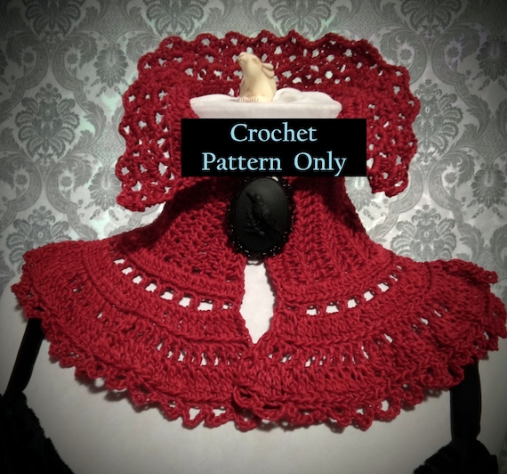 Victorian Choker Crochet Pattern, Choker Pattern with Variations, Gothic Crochet Pattern, Crochet Accessories Pattern, Crochet Cowl Pattern