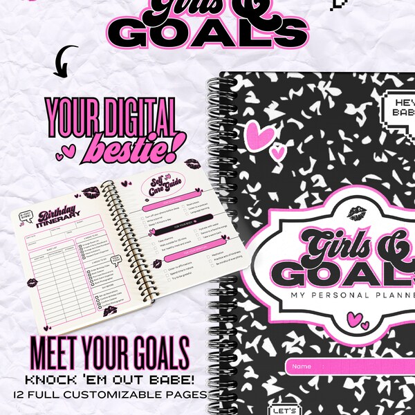 Printable Planner Cover - Etsy