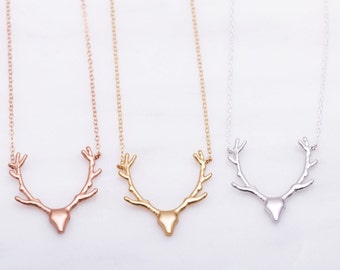 Antler Necklaces, Deer Antler Necklaces, Deer Necklace, Holiday Gift, Gift For Her, Christmas Gift