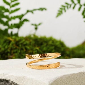 Delicate Hammered Bypass Ring, Gold or Silver or Rose Gold Adjustable Wrap Double Ring, Handmade Wire Ring, Knuckle Midi Toes Jewelry
