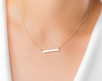 Pink Box Vertical Initial Bar Necklace Multiple Colors Available P Gold Pink Box Vertical Initial Bar Necklace Multiple Colors Available P Gold