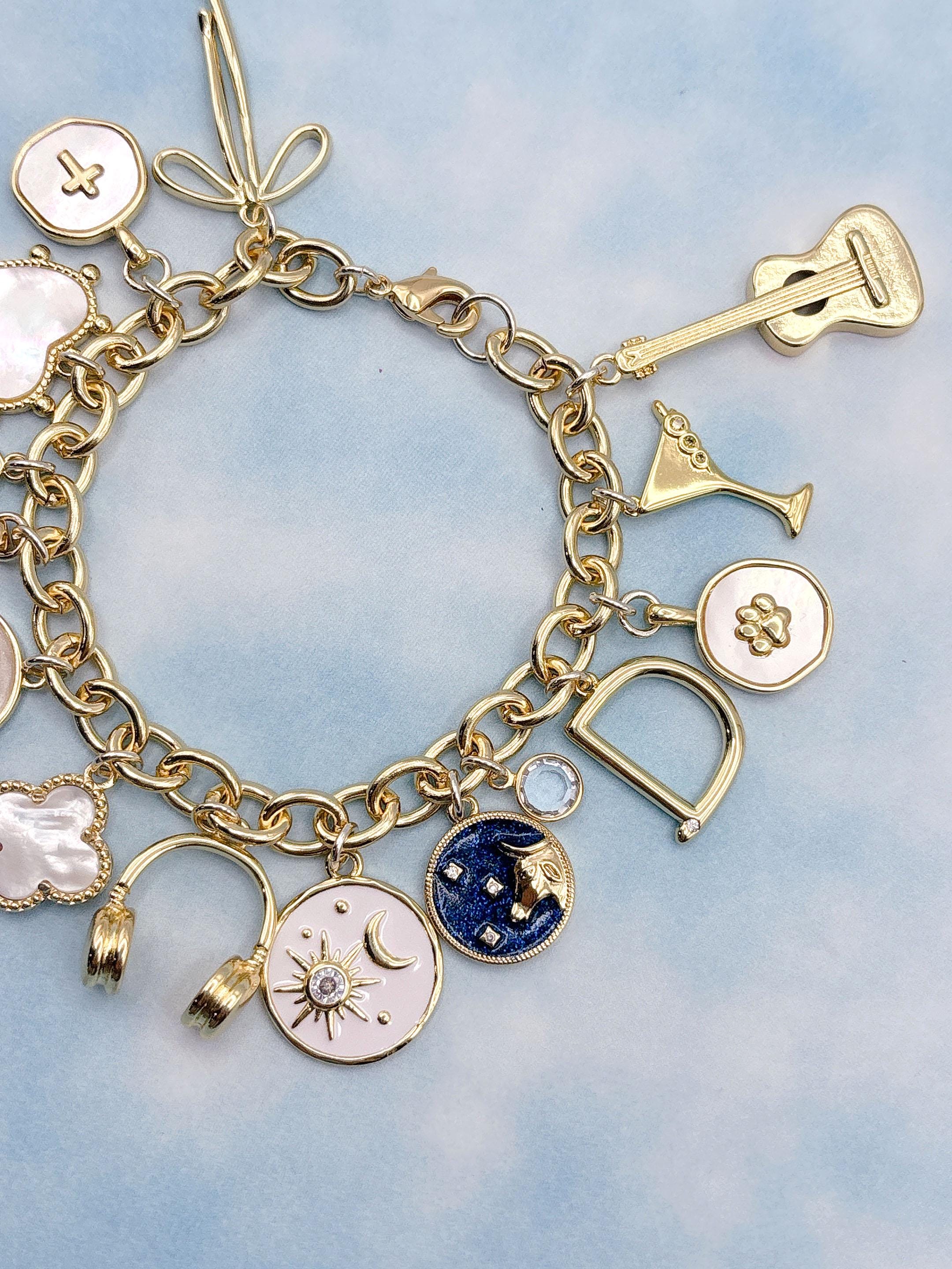 Personalized Charm Bracelet. Build Your Own Custom Charm Bracelet. Pick ...