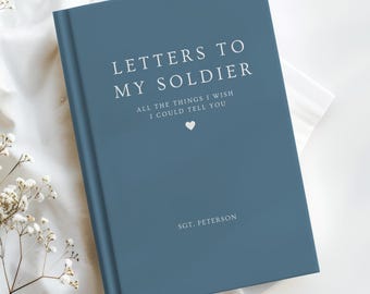 Brieven aan mijn soldaat dagboek cadeau leger vrouw notebook implementatie cadeau voor vriendin leger echtgenoot moeder dagboek lange afstand dagboek militair