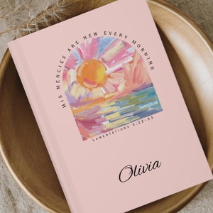 Personalized Prayer Journal For Christian Women, Custom Bible Prayer Journal for Christian Mom Grandma, Christian Gift Journal for Teenager