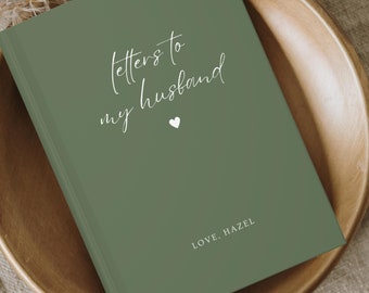 Letters To My Husband Notebook Custom Notebook Personalize Name Journal Gift From Wife Custom Dating Anniversary Gift Dear Husband