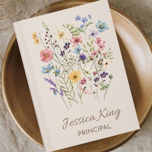 Principal Appreciation Gift, Personalized Principal Gift, Principal Thank You Gift, Personalized Principal Journal, Thank You Gift
