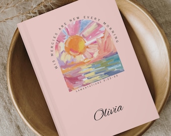 Personalized Prayer Journal For Christian Women, Custom Bible Prayer Journal for Christian Mom Grandma, Christian Gift Journal for Teenager