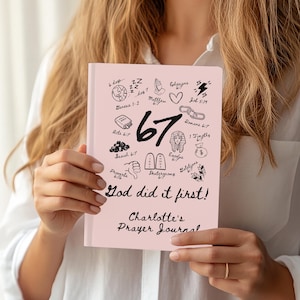 6 7 Christian Prayer Journal Gift Meme God did It First Scripture Bible Verse Sunday School Teacher Women Daughter