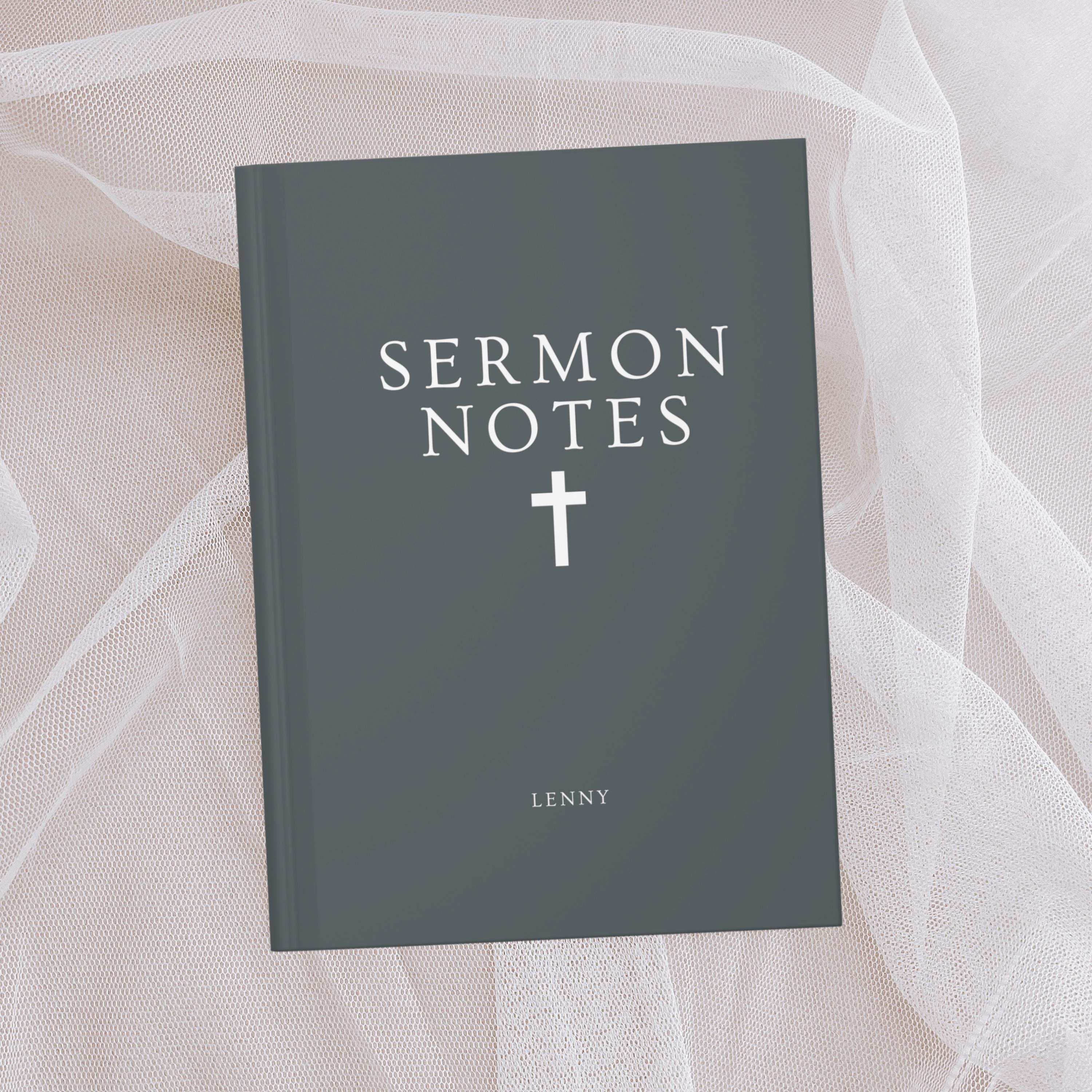 Sermon Notes Custom Notebook Personalized Church Notes Journal ...