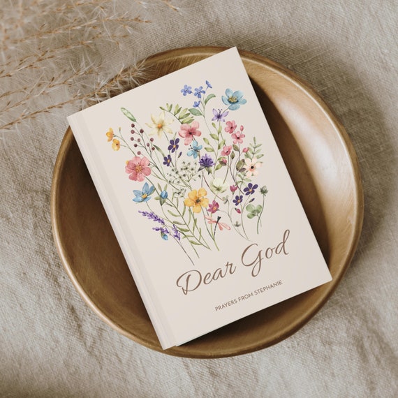 Personalized Prayer Journal For Christian, Women's Prayer Journal, Christian Mom Grandma, Christian Gift Journal, God Says You Are Diary