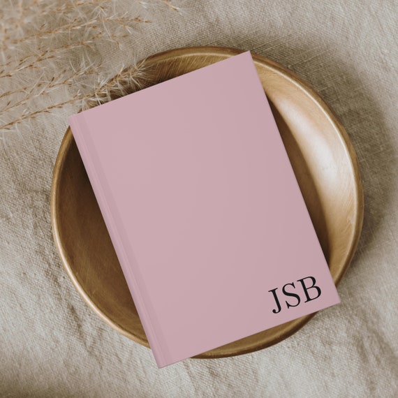 Monogram Notebook Personalized Monogrammed A5 Notebook Journal Gift, Custom Name Journal Personalized Stationery 2025 Planner Diary Women