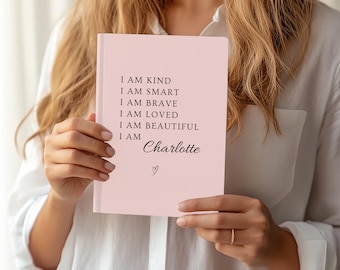 Personalized Affirmations Teenage Girl Gifts Personalized Diary Journal Birthday Gift Teen Girl Custom Name Notebook