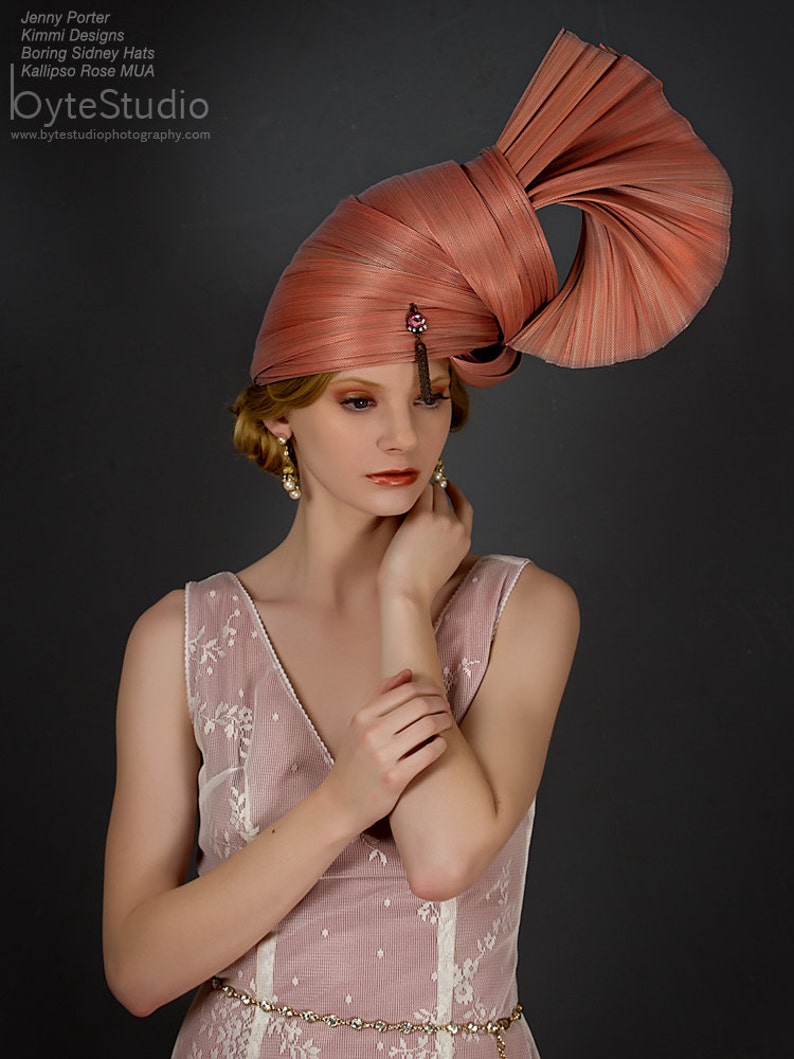 Haute Couture Headpiece Jinsin Headpiece Kentucky Derby Hat image 1