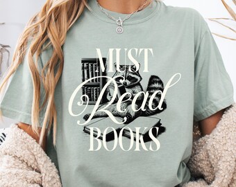 Funny Raccoon Bookish Shirt, Vintage Book Lover Raccoon T-shirt, Raccoon Meme Reading Shirt, Gifted Bookish Shirt, Gift for Reading Teacher