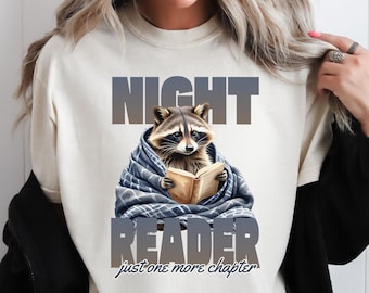 Funny Raccoon Bookish Shirt, Vintage Booklover Raccoon Tshirt, Raccoon Meme Reading Shirt, Gifted Bookish Shirt, Gift for Reading Teacher