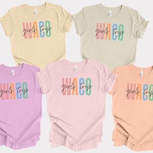 Custom Girls Trip 2025 Shirts, Personalized Matching Group Vacation Tshirts, Custom Girls Weekend T-shirts, Custom Location Group Trip Tees