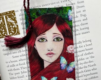 Butterfly Goddess Bookmark, Journal Bookmark, Gift for Bookworms