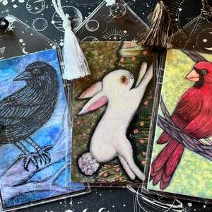 Whimsical Animals Bookmark Set