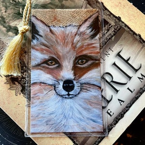 Woodland Fox Bookmark Fox Lovers Journal Bookmark Gift for Bookworms Mini Bookmark