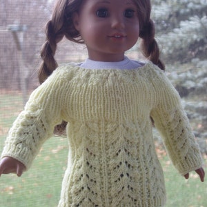 Knit PDF Pattern Fannie Mae sweater image 1