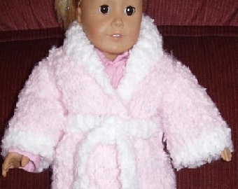 Knit PDF Pattern - Doll Bathrobe