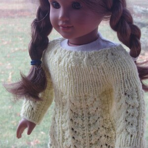 Knit PDF Pattern Fannie Mae sweater image 3