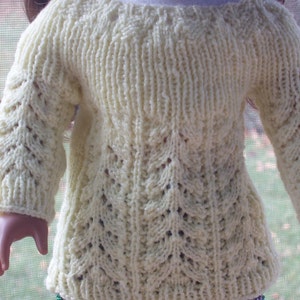 Knit PDF Pattern Fannie Mae sweater image 4