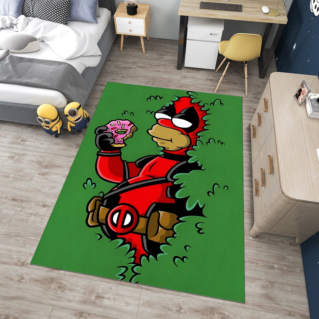 Pokemon Simpsons Rug The Simpsons,legend Rug,adult Rug,green Rug,unique Rug Rug,fantastic ...