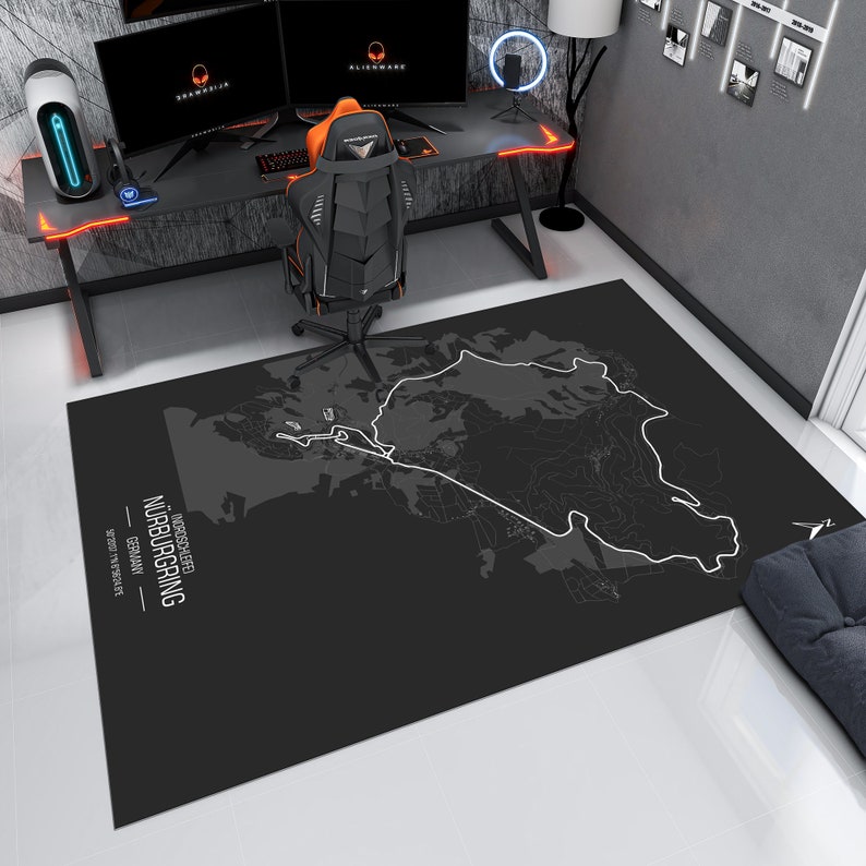 Racing Game Map,race Map Rug,game Rug,car Racing Map,game Decor,game ...