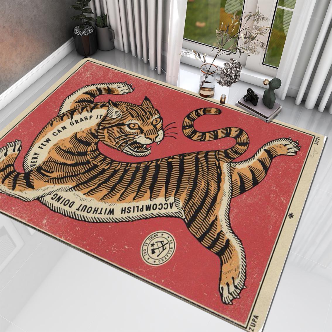 Chinese Tiger Rug - Etsy